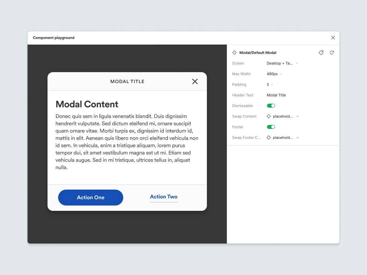 A screenshot of Figma dev mode.